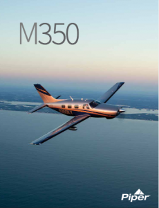 PIPER M350 BROCHURE