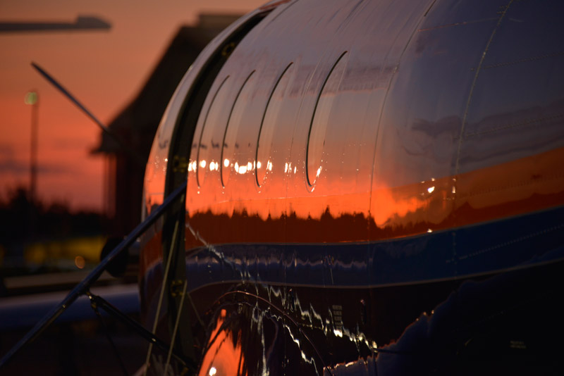 pilatus pc-12 sunset