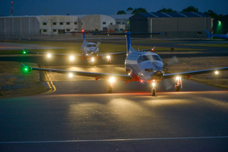 pilatus pc-12 lit up